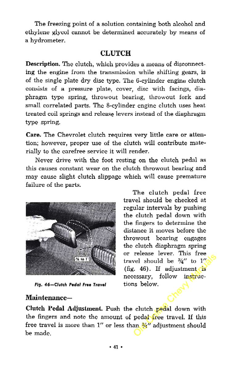 1956 Chevrolet Trucks Operators Manual Page 51